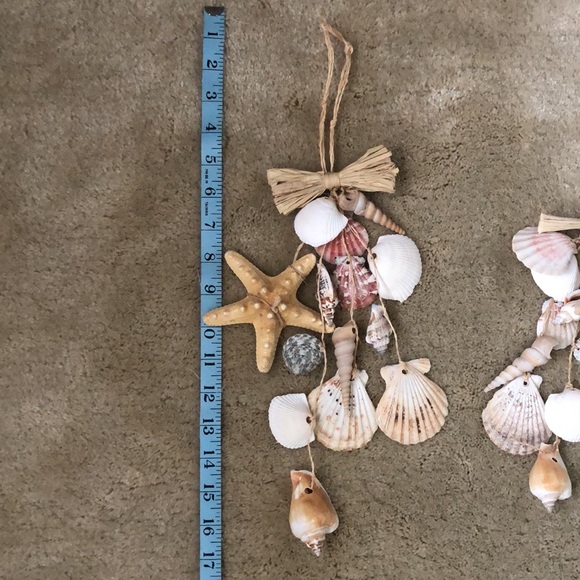 2 for $12! Seashell and raffia hanging doorway decor (set of 2) - Picture 13 of 14